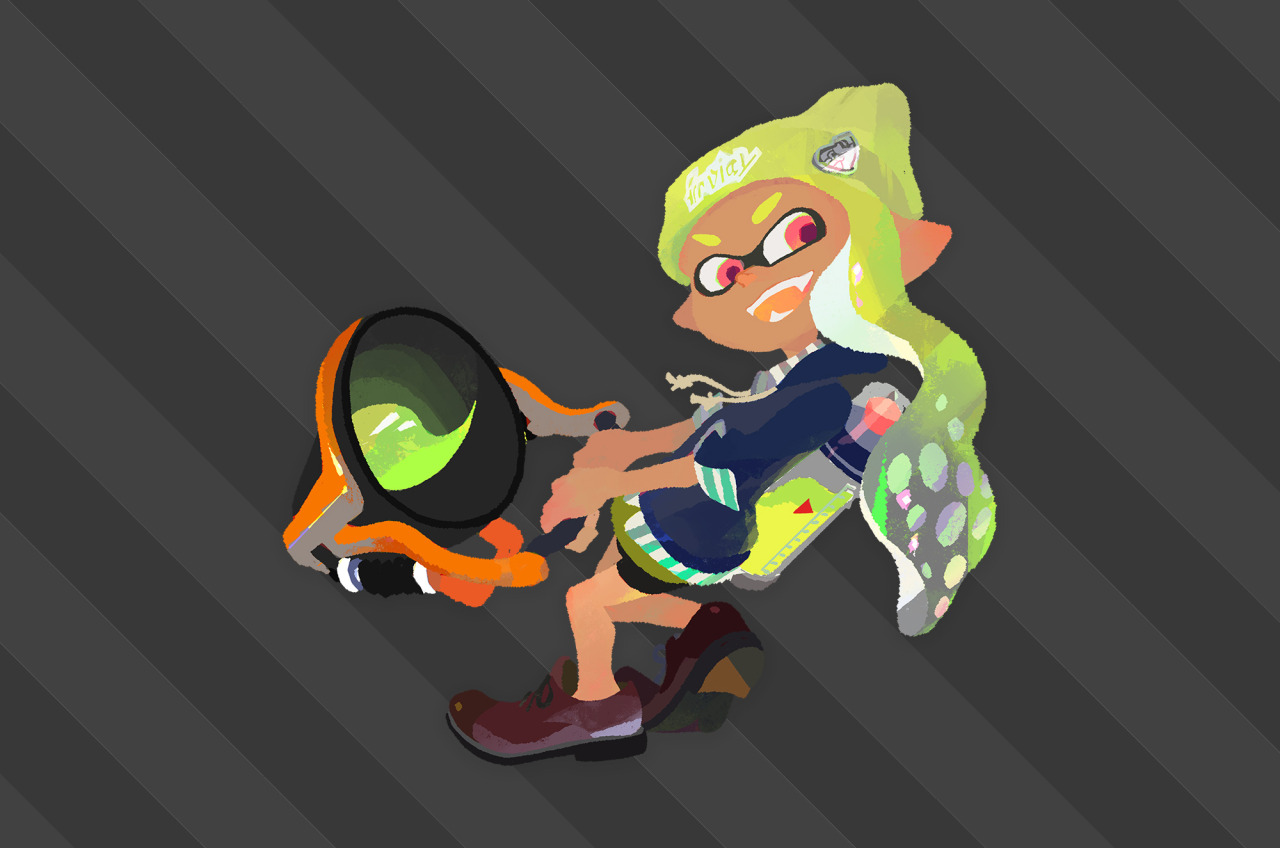 In the Slosher category, the crowd-favorite Slosher is also making a return in Splatoon 2. The keen-eyed observer may notice that slight cosmetic adjustments have been made to the Slosher