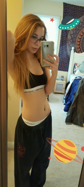 sports bra and sweatpants