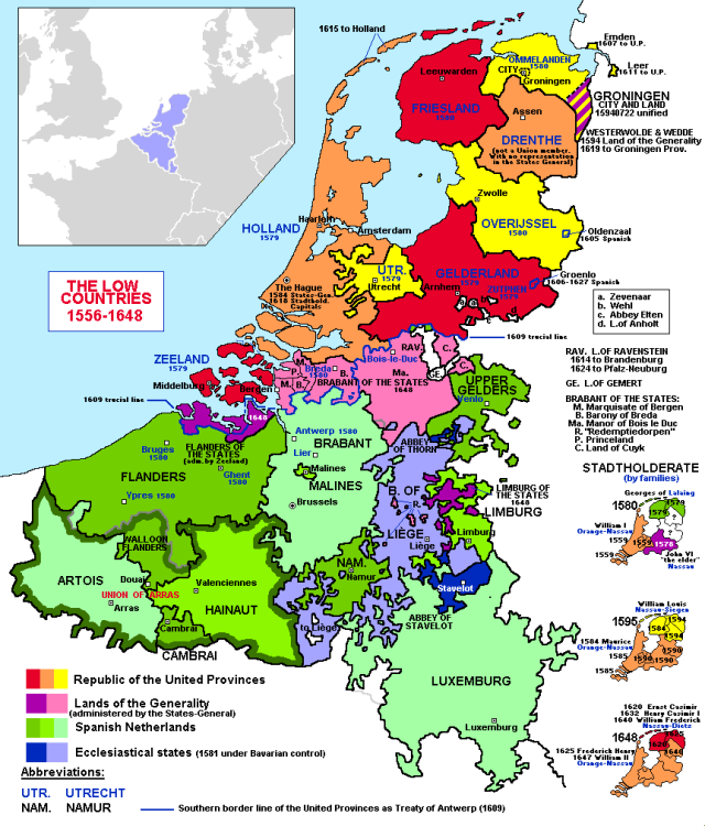 The Low Countries, 1556-1648. - Maps on the Web