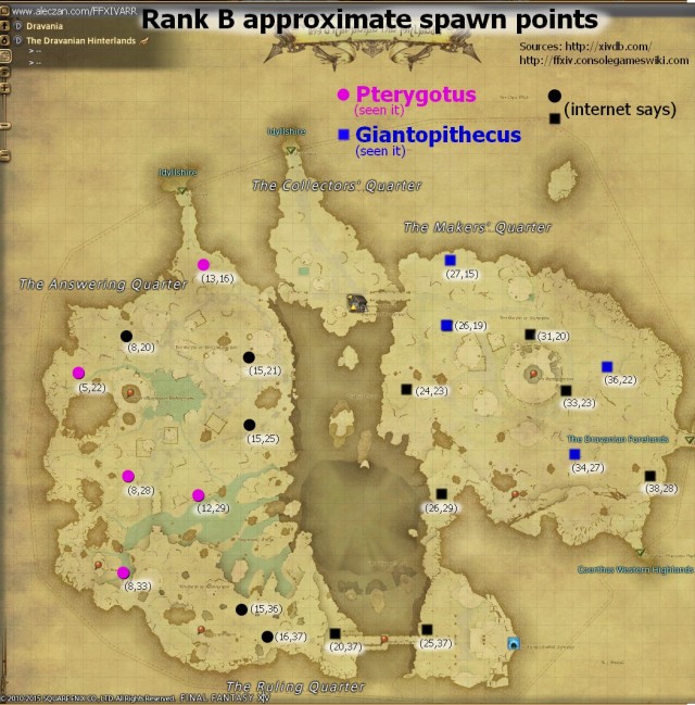 Ranked map