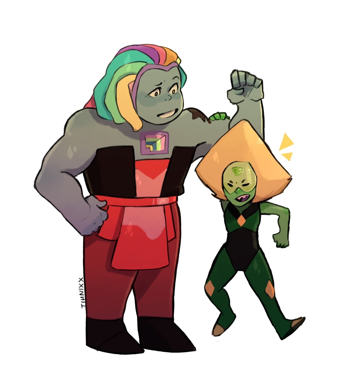 “hey, bismuth! Launch me again I wanna show to that clods who rules !! “