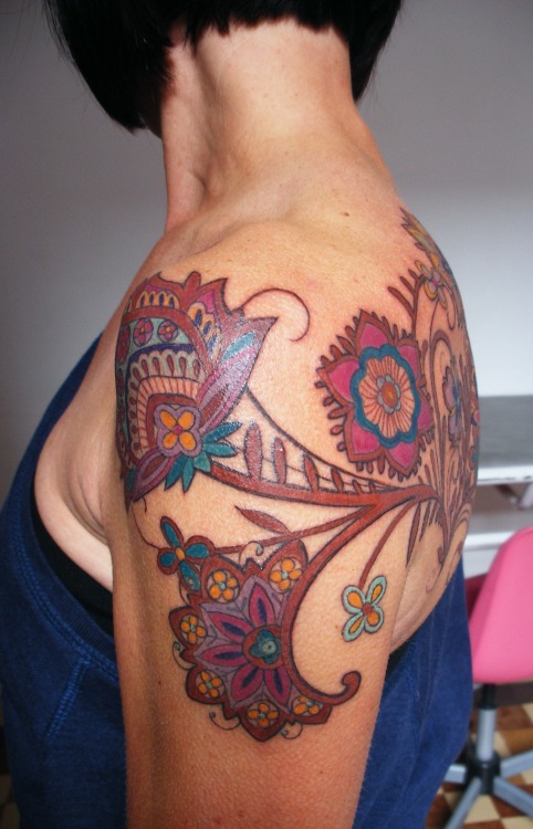 shoulder henna tattoo shoulder henna tattoo