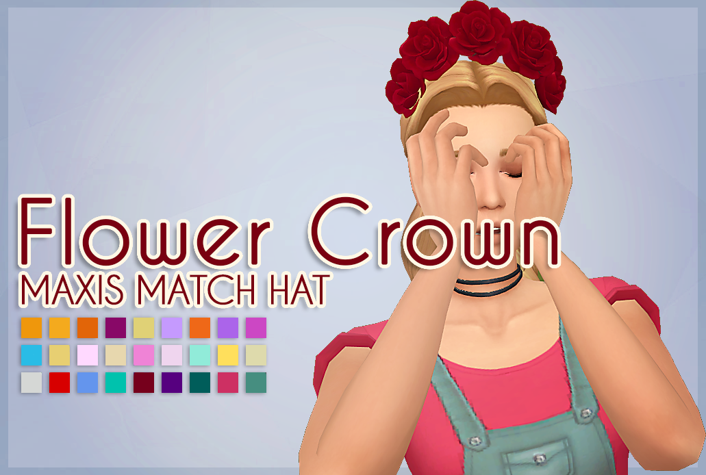 Flower Crown The Sims 4 Maxis Match Hat Hey Meyokisims