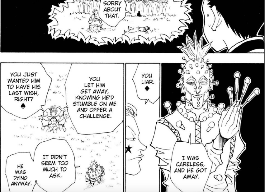 Hunter x Hunter chapter 391: The Succession Contest intensifies, Xi-Yu  family clash with Morena Prudo's men