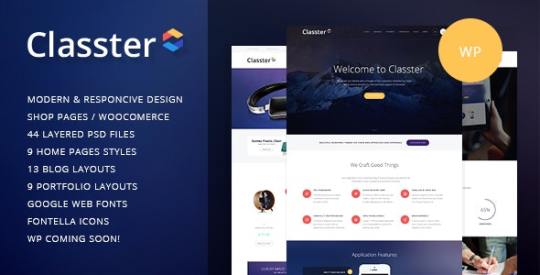 Classter v2.5 – A Colorful Multi-Purpose WordPress Theme Nulled