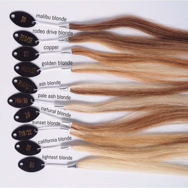 Cashmere Hair Clip In Extensions Blonde Swatches