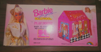 barbie with tent