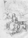 The Holy Family in the arbor, 1512, Albrecht Durer Medium: pen