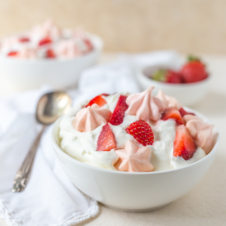 Gorgeous Eton Mess with meringues, strawberries... - Sweet Tooth Girl