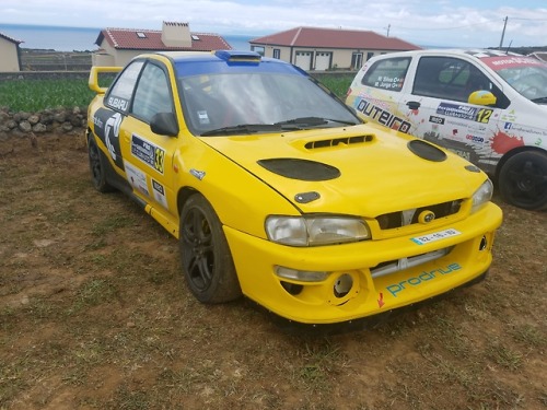 Unfortunately I did not get to see this Subaru at the starting...