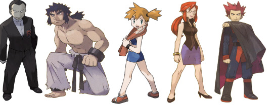 The Johto Elite Four & Champion in the Pokemon Gold Spaceworld 1997 ...