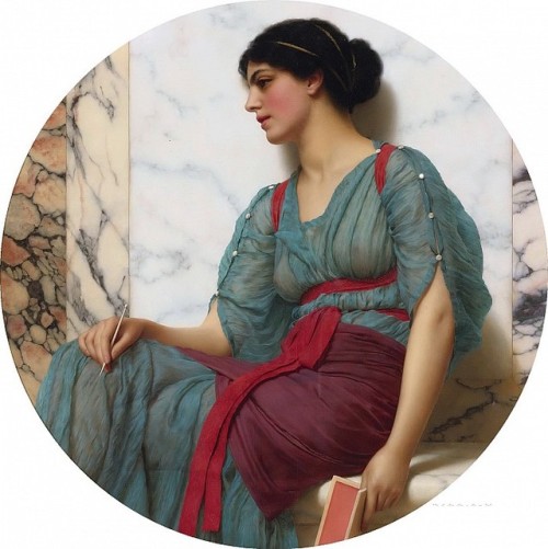 loumargi:John William Godward - Love Letter 1907.