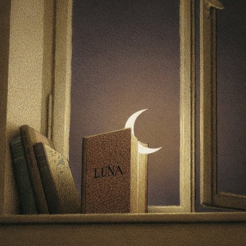 Marcapáginas de luna, especial para lectores nocturnos (ilustración de  Quint Buchholz)
