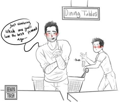 benaya-trash:Based on this post by @giselleiguess !♥Derek can...