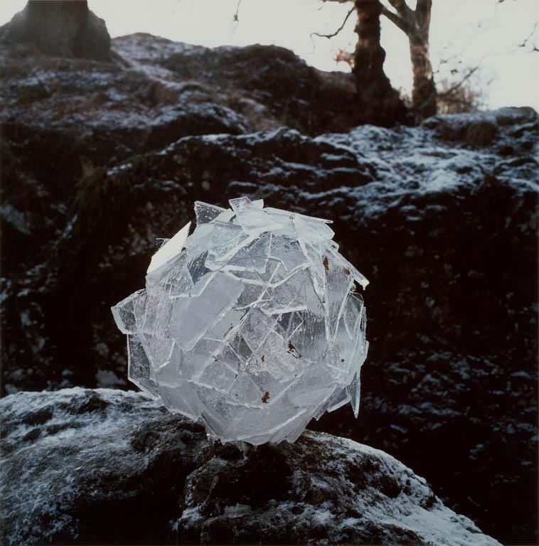 Design Is Fine History Is Mine Andy Goldsworthy Ice Star And Ice Sphere Scaur