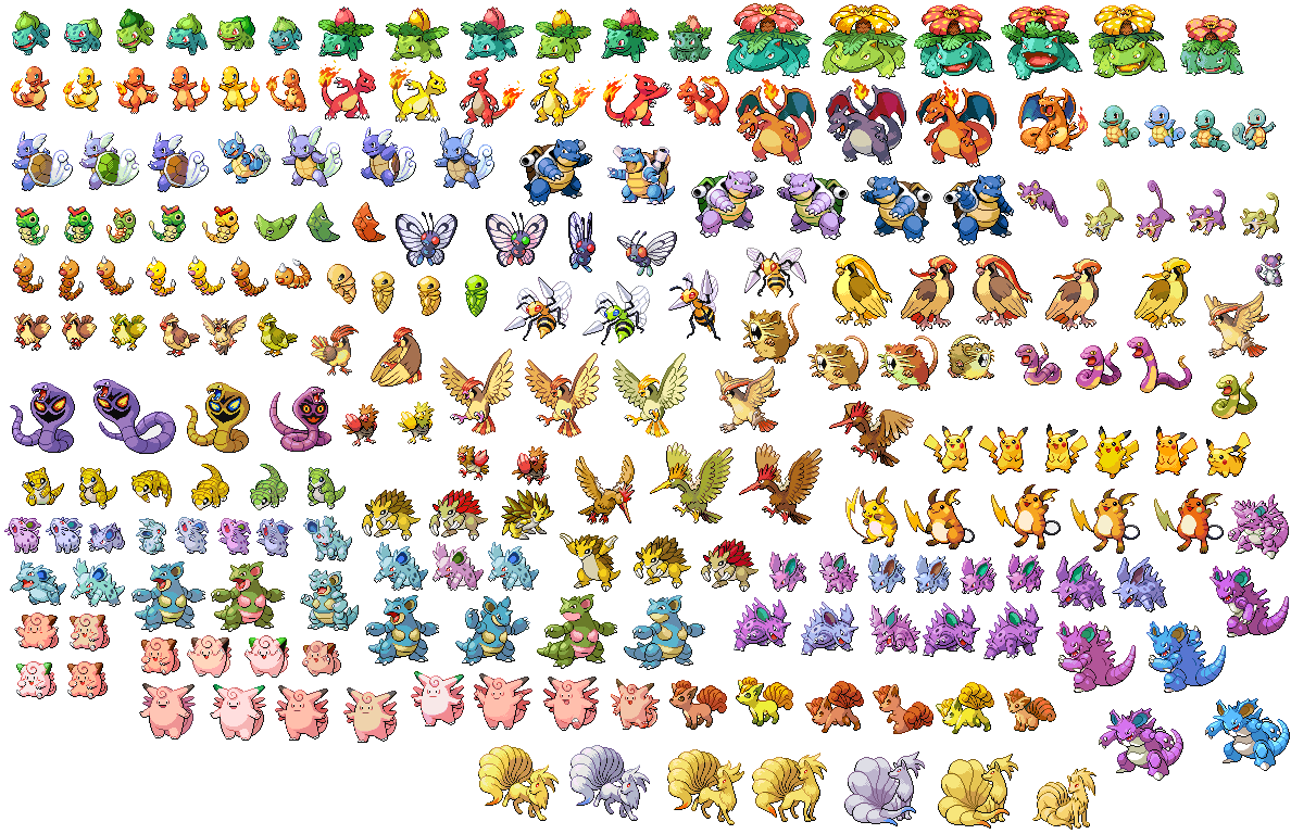 More images for pokemon sprite sheets.