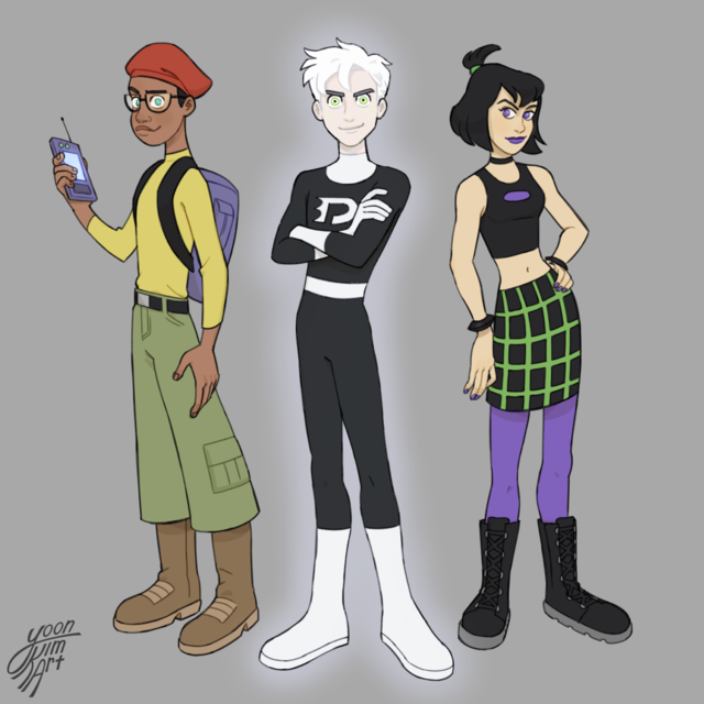 Art Style Test For Future Danny Phantom Poster