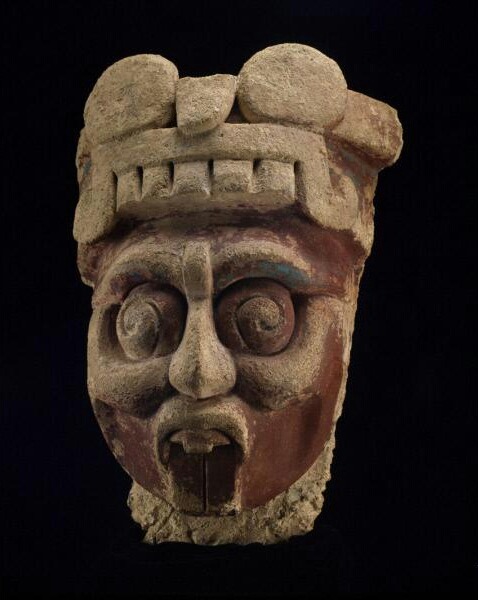 The Ancient Way of Life — ~ Head from a Figure. Culture: Maya Period ...