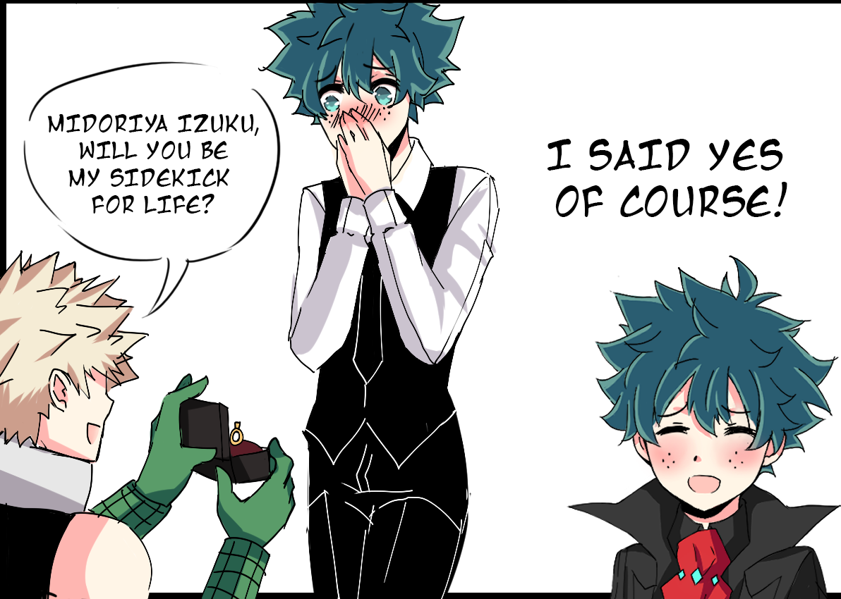 Kims Art Dump — Villain Waifu Deku Is Asked How Pro Hero Hubby 