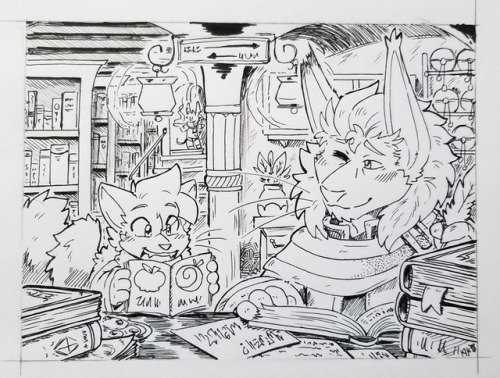 Inktober 2018 - Day 5 - BooksVeekay sharing one of her favorite...