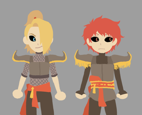 sasori & deidara festival outfits (part of my interactive...