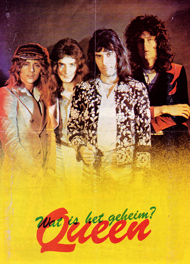 Queen poster – 1974 - Freddie Mercury