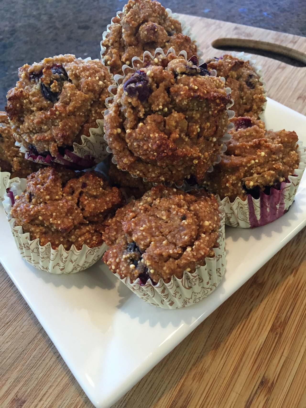RAW (Almost) RECIPE: Blueberry Muffins Lemon zest... | RAW FOOD BETSY