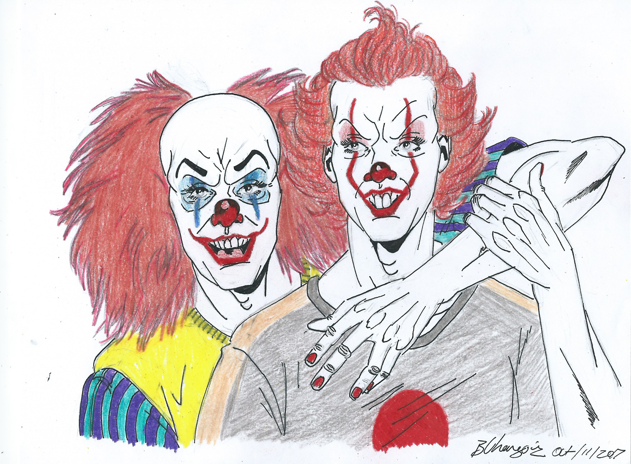 Featured image of post Pennywise 1990 Vs 2017 Drawing Thanks for working thank to 12 subscribe