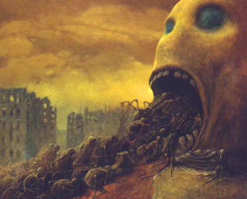 punk-arts:The Terrifying Works of Zdzisław Beksiński