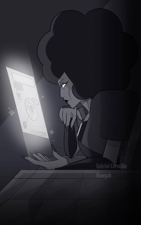 steven universe white diamond black diamond art drawn gemsona su oc black my art