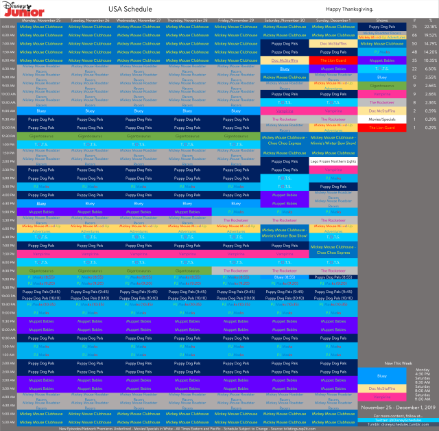 Disney Schedule Thread and Archive — Here’s Disney Junior’s Schedule