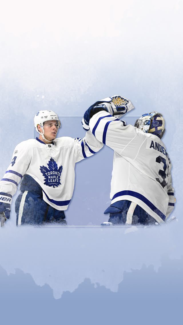 Auston Matthews and Freddie Andersen wallpapers... | Sidney Crosby's ...