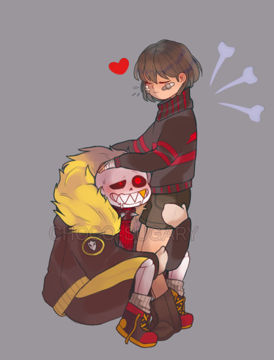 Underfell Sans X Frisk Tumblr 