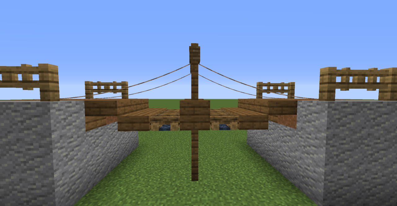 Minecraft Small Bridge Design