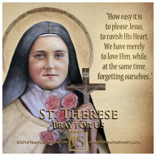 portraitsofsaints:Happy Feast DaySaint Therese of...