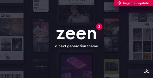 Zeen v3.1.0 – Next Generation Magazine WordPress Nulled