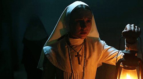 Image result for the nun 2018 gif