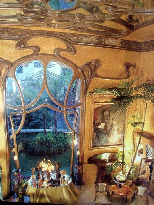 Art Nouveau Style • There is a house in Mexico City owned