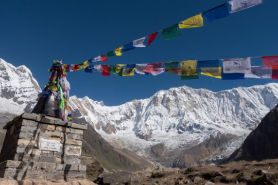 Mount Everest, the highest peak on earth, lies on the Nepal-China border.
