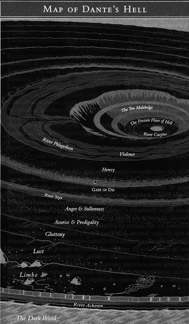 chaosophia218:
“ Map of Dante’s Hell.
Dante’s Hell is structurally based on the ideas of Aristotle, but with “certain Christian symbolisms, exceptions, and misconstructions of Aristotle’s text.” Dante’s three major categories of sin, as symbolized by...