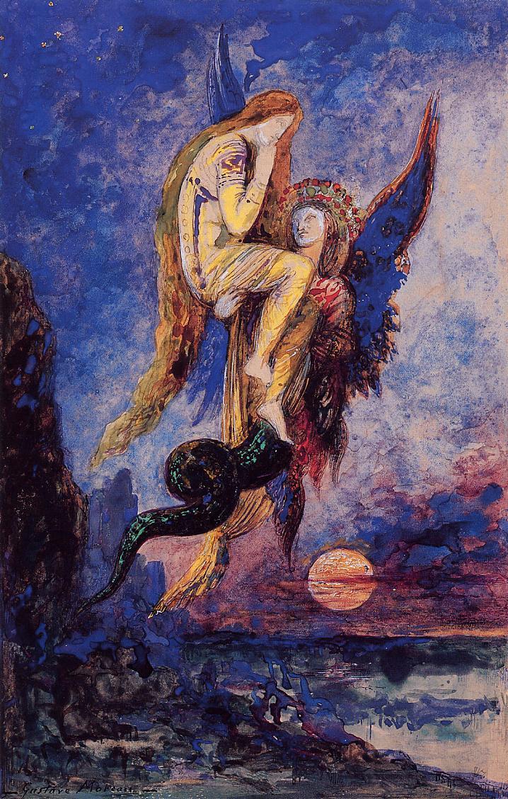 gustave-moreau:
“Chimera, 1884, Gustave Moreau
Medium: watercolor”