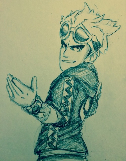 sparklychainsaw:Small Guzma doodle I worked on a while ago....