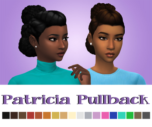 Patricia Pull Back
OMG, I just wanna say thank you for 1000 Followers. I have been enjoying this process of making CC and I am learning so much. This hair was really fun to make! I hope you all like it. I am so happy that each and every one of you...