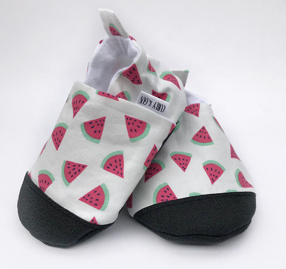 infant watermelon shoes