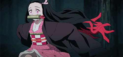 Running Nezuko Nezuko Slayer Demon Kamado Anime Kimetsu Yaiba