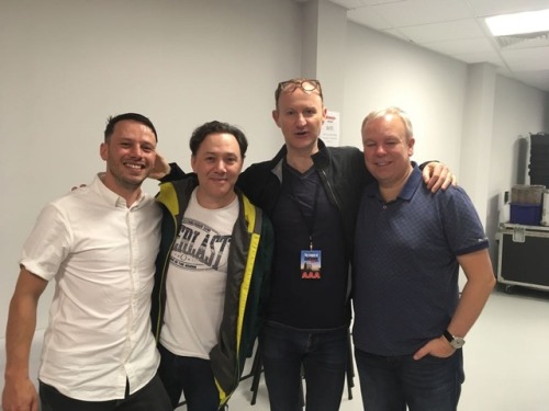 egmon73:lavenderandvanilla:fuckyeahmarkgatiss:Backstage...