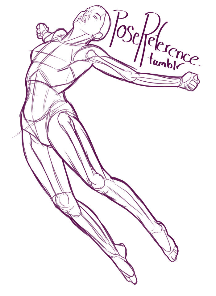 Pose Reference : From the picarto.tv session this evening, plus a...