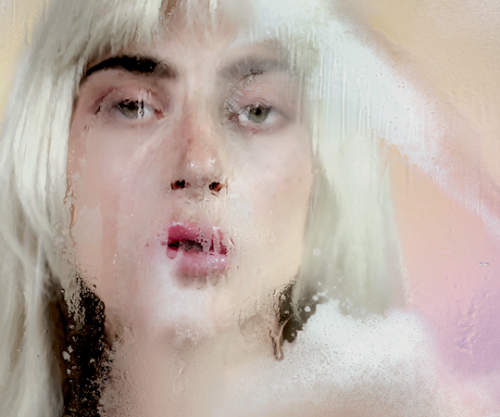 Lady Gaga photographed by Marilyn Minter for The New York Times...