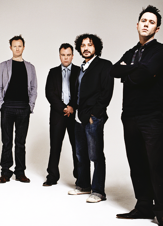 gatissmark:â€œ Mark Gatiss (+bonus Steve, Jeremy, and Reece) â‡’ favorite photos: 9/100â€