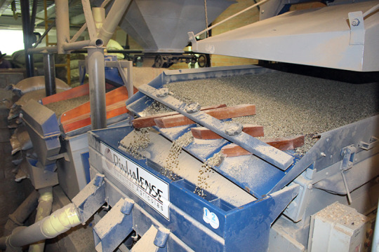 Specialty coffee density Machine at the Santa Barbara Dry Mill